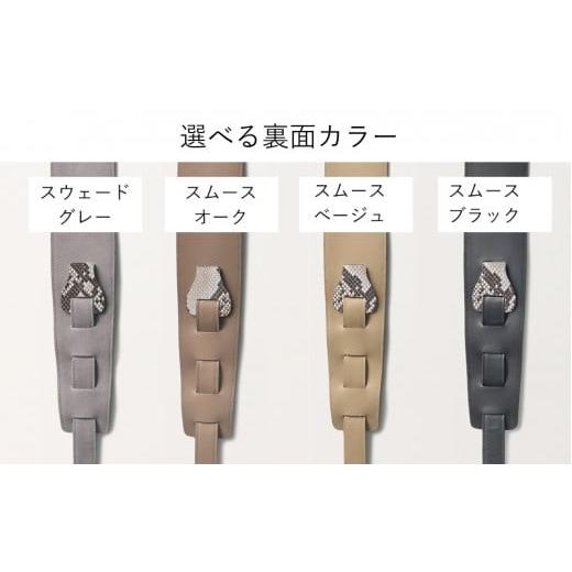 ふるさと納税 雑貨・日用品 東京都 台東区 AQUBE MUSIC PRODUCTS ギターストラップ プリンテッド パイソン [ S ] (裏面カラー:スムースベージュ) スムース…