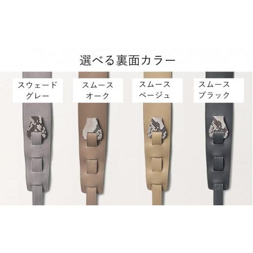 ふるさと納税 雑貨・日用品 東京都 台東区 AQUBE MUSIC PRODUCTS ギターストラップ　プリンテッド パイソン ［ L ］ (裏面カラー：スムースオーク) スムースオ…_1