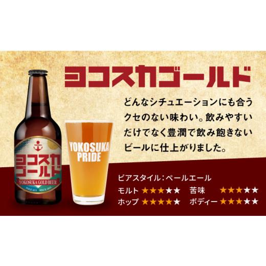 ふるさと納税 ビール 地ビール 神奈川県 横須賀市  全6回定期便 横須賀クラフトビール ヨコスカゴールド5.5度6本セット （330ml瓶×計36本）クラフトビール お…の画像