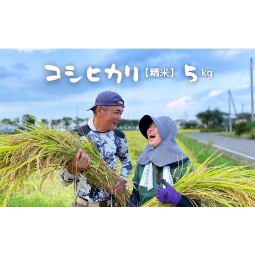 ふるさと納税 米 コシヒカリ 福島県 福島市 No.2757 令和7年産 新米先行予約 たきちゃん農場のコシヒカリ 精米 5kg 精米 5kg