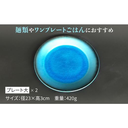 ふるさと納税 陶磁器・漆器・ガラス 岐阜県 多治見市  美濃焼 プレート 大 ・ 中 ・ 小 各2 計6点 （つや有） 東山窯 TDU010の画像