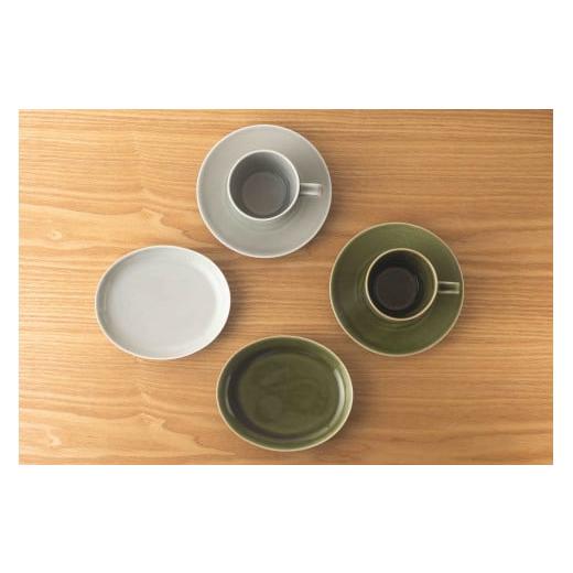 ふるさと納税 食器・グラス ティーカップ 佐賀県 有田町  あじわいのあるハンドメイド Colorta コーヒーカップ ＆ ケーキ皿 4点セット KIHARA 有田焼 カップ…の画像