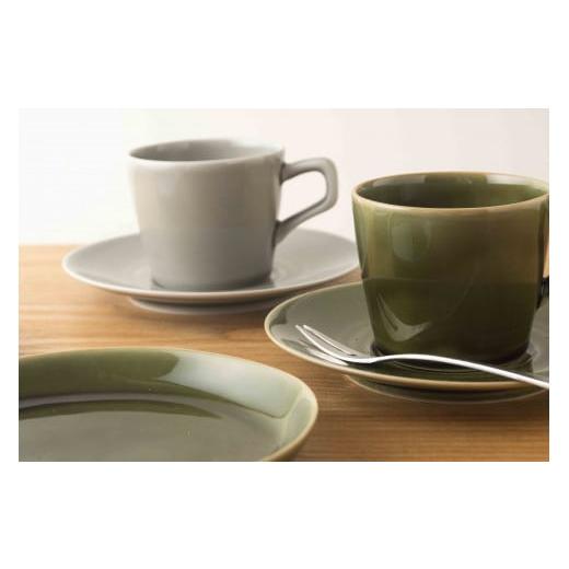 ふるさと納税 食器・グラス ティーカップ 佐賀県 有田町  あじわいのあるハンドメイド Colorta コーヒーカップ ＆ ケーキ皿 4点セット KIHARA 有田焼 カップ…の画像