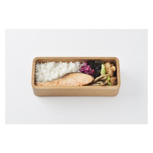 ふるさと納税 木工品・竹工品 栃木県 足利市  山桜の弁当箱Mサイズ 職人の手により作られた最高級弁当箱 国産 建彦木工 490ml Mサイズ  栃木県足利市 F7Z-…の画像