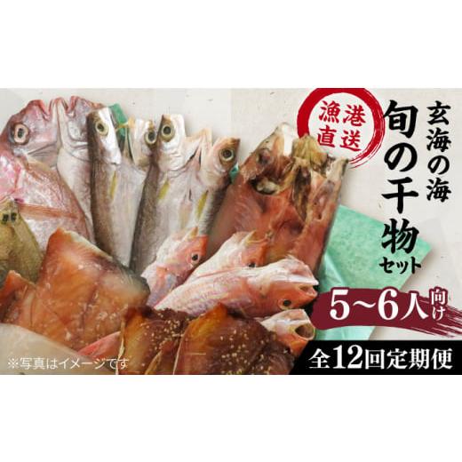 ふるさと納税 干物 福岡県 糸島市  全12回定期便 塩 にも こだわり 玄海 の 海 旬 の 干物 大満足 セット ( 5〜6人 向け ) 糸島市 ／ 福ふくの里 ALD010