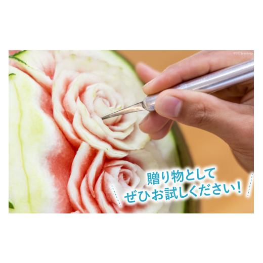 お買い得！ ふるさと納税 長崎県 島原市 AH062-C-3 超数量限定！スイカ農家が贈る唯一の贅沢！！大玉スイカ「羅皇」のフルーツカービング【デザイン固定・6月お届け】スイ… 【P1447722210】(51000円)