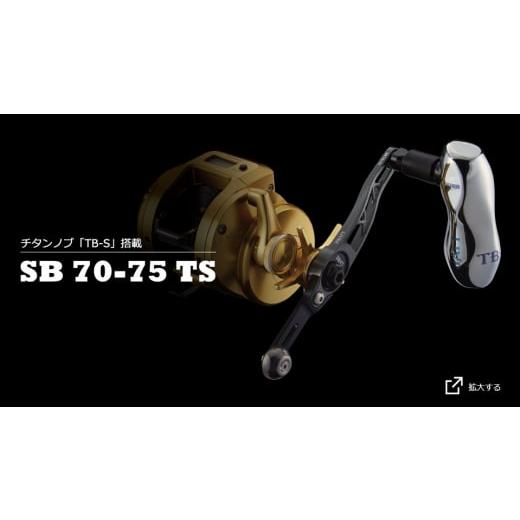 ふるさと納税 フィッシング リール 三重県 亀山市 ガンメタ×ブラック LIVRE リブレ SB 70-75 TS (ダイワB1) 亀山市/有限会社メガテック リールハンドル カ…