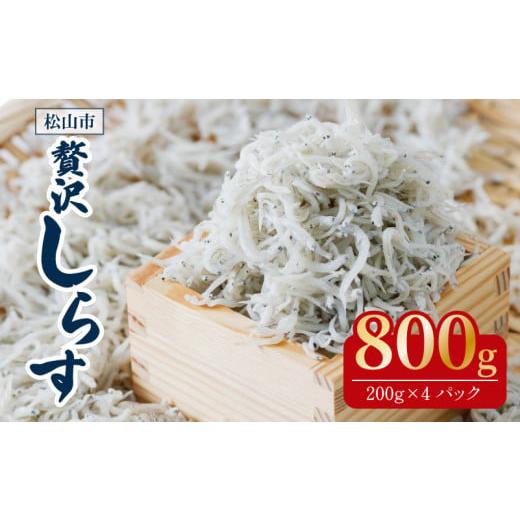 ふるさと納税 魚貝類 しらす 愛媛県 松山市 釜揚げ しらす 800g ( 200g × 4パック ) 冷凍 小分け 約12人前 しらす丼 丼ぶり 魚 さかな ご飯 ごはん 炒飯 チャ…