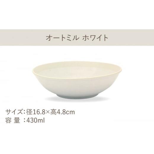 ふるさと納税 陶磁器・漆器・ガラス 岐阜県 多治見市  美濃焼 軽量食器 TLPリムバンド ホワイト 9インチ プレート×4 オートミル×4 セット 井澤コーポレーシ…の画像