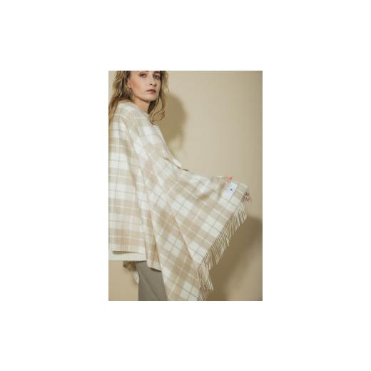 ふるさと納税 小物 ストール・マフラー 大阪府 泉大津市 ベビー&ゴールデン タータンストール タータンチェック|高級素材 軽量 なめらかな肌触り 寒さ対策 …