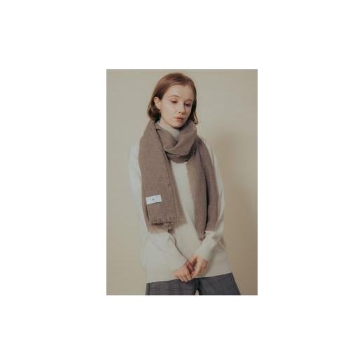 ふるさと納税 小物 ストール・マフラー 大阪府 泉大津市 カシミヤ100% エアリーストール ナチュラルブラウン|高級素材 軽量 なめらかな肌触り 寒さ対策 確か…