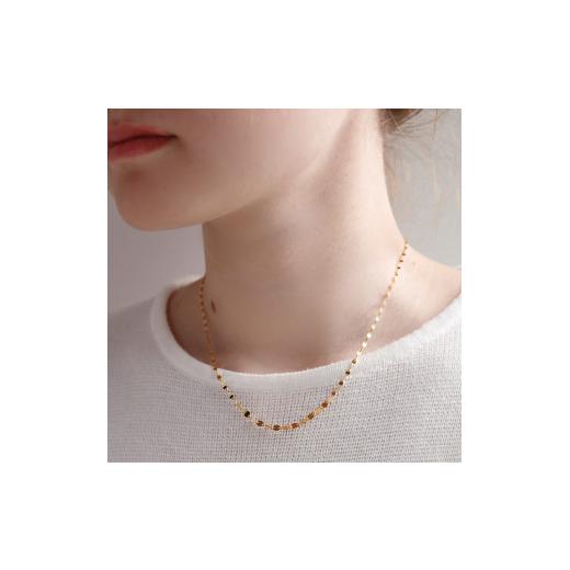 ふるさと納税 アクセサリー ネックレス 山梨県 甲府市 甲府ジュエリー K24 pure gold／ピュアゴールド グラデーション ネックレス　0014203_7