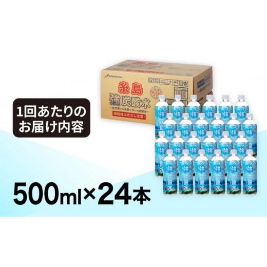 ふるさと納税 福岡県 糸島市 【全12回定期便】強炭酸水 プレーン 500ml × 24本  糸島市 ／ スターナイン 炭酸水 国産 [ARM011]｜furusatochoice｜05