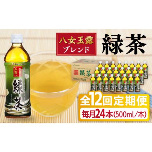 ふるさと納税 福岡県 糸島市 【全12回定期便】八女 玉露入り 緑茶 500ml × 24本  糸島市 ／ スターナイン お茶 ペットボトル [ARM017]｜furusatochoice｜02