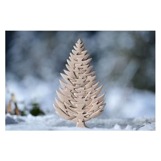 ふるさと納税 雑貨・日用品 玩具 大阪府 河内長野市 モミの木の木製パズル Lサイズ ヒノキ 無塗装 プレゼント クリスマスプレゼント 木製パズル 置物 か…