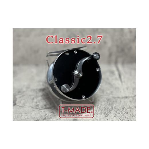 ふるさと納税 フィッシング リール 埼玉県 草加市 ブラック T-MADE　Classic2.7リール　釣り リール フィッシング 渓流釣り | 埼玉県 草加市 釣り 釣り道具 …_1