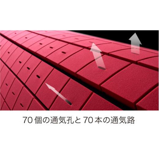 ふるさと納税 タオル・寝具 滋賀県 近江八幡市 nishikawa／西川 エアー SX マットレス レギュラー ダブル サイズ 配色:レッド P298Wの画像
