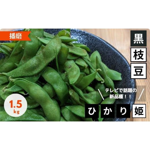ふるさと納税 豆類 枝豆 兵庫県 加西市 テレビで話題 兵庫の新品種黒枝豆 ひかり姫 兵庫県 万願寺産 1.5kg 野菜 国産野菜 大粒 甘味 コク 秋の味覚 旬の野菜 …