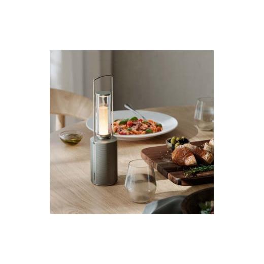 ほぼ未使用 ふるさと納税 大阪府 八尾市 G143　SHARP ポータブルスピーカーランタン DL-FS01L-S（オリーブシルバー） 【A1013400198】(35700円)