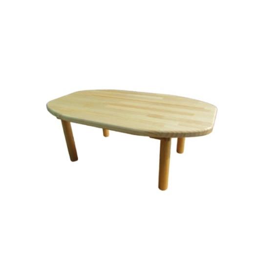 ふるさと納税 雑貨・日用品 玩具 大阪府 泉南市 手作り木製 小判型ちゃぶ台 選択カラー:マホガニー 007B-083 マホガニー