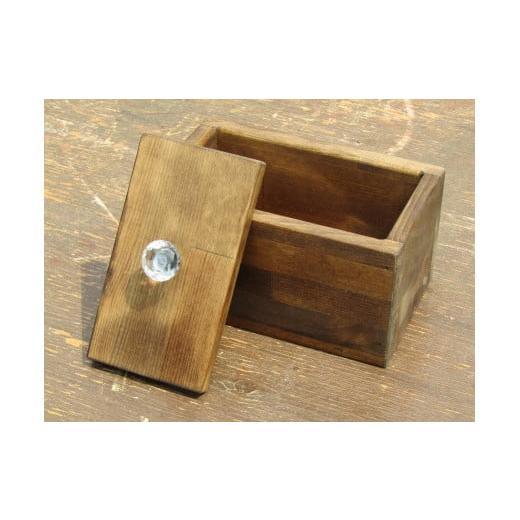 ふるさと納税 雑貨・日用品 玩具 大阪府 泉南市 手作り 木製 マスク ストッカー クリスタル ノブ 仕様 選択カラー:エボニー 007D-064 エボニー