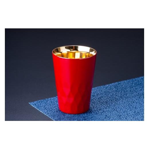 ふるさと納税 食器・グラス タンブラー 新潟県 村上市 漆塗り ステンレス タンブラー 朱 260ml 1071004の画像