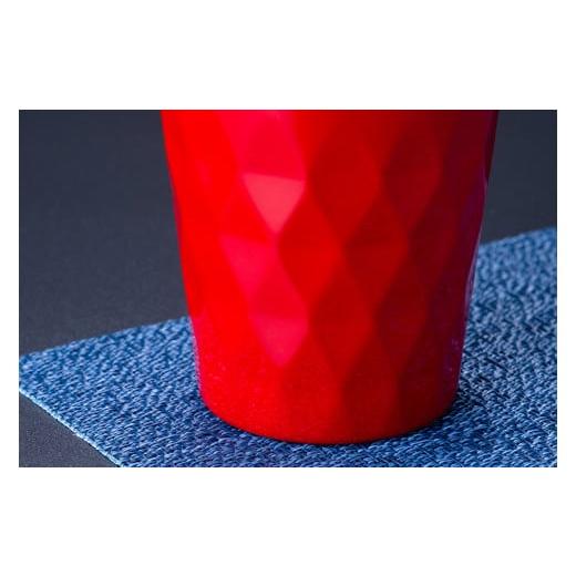 ふるさと納税 食器・グラス タンブラー 新潟県 村上市 漆塗り ステンレス タンブラー 朱 260ml 1071004の画像