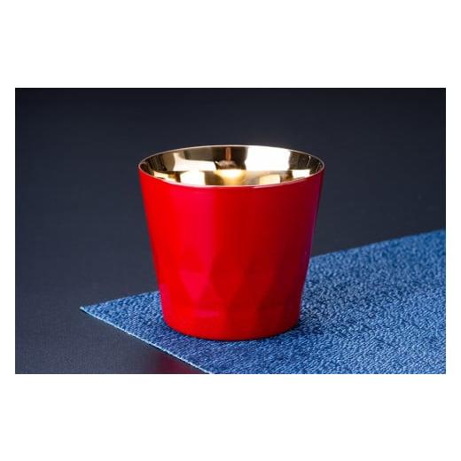 ふるさと納税 食器・グラス タンブラー 新潟県 村上市 漆塗り ステンレス ロックタンブラー 朱 240ml 1071005の画像