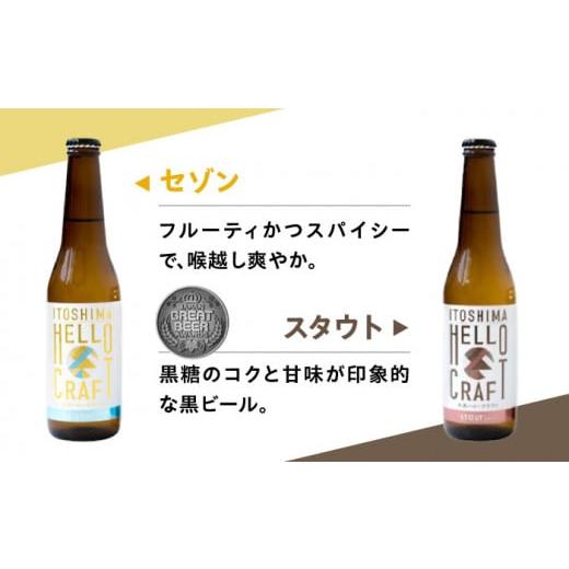 ふるさと納税 ビール 地ビール 福岡県 糸島市  全6回定期便 3種 飲み比べ 糸島 クラフト ビール 瓶 詰め合わせ 6本 セット 糸島市 ／ HELLO BREWERY 地ビール …の画像