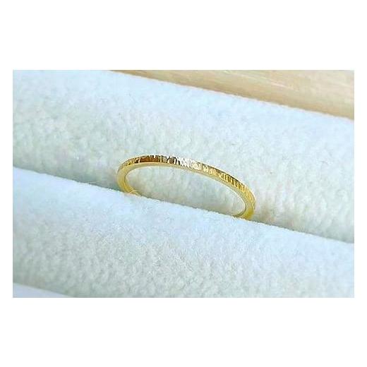 ふるさと納税 雑貨・日用品 愛知県 大府市 K18 細スジ リング(ハンドメイド) リングサイズ:14号 リングサイズ:14号