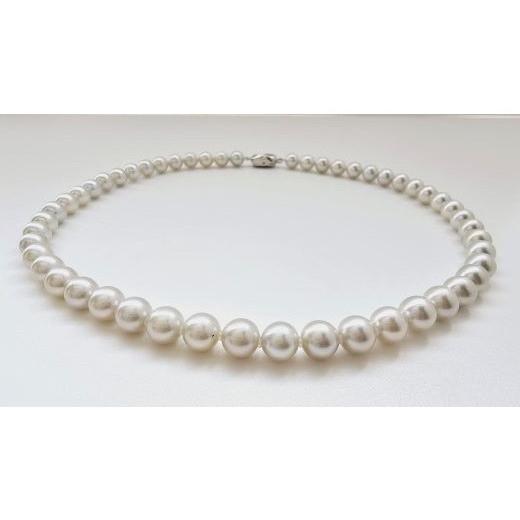 ふるさと納税 ネックレス 三重県 志摩市 ほどよいラフさが魅力の1本、セミバロックネックレス / 志摩市 真珠 バロックネックレス ナチュラルカラー プレゼン…