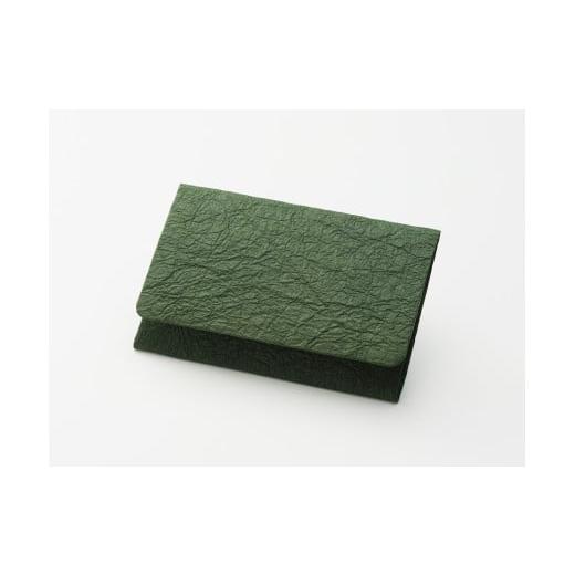 ふるさと納税 伝統技術 京都府 綾部市 伝統工芸 黒谷和紙 名刺入れ 緑(無地) 和紙 京都 綾部 贈り物 贈答 プレゼント ギフト 記念日 誕生日 名刺 日用品 工…