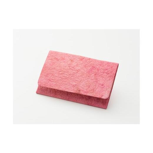 ふるさと納税 伝統技術 京都府 綾部市 伝統工芸 黒谷和紙 名刺入れ ピンク(模様入り) 和紙 京都 綾部 贈り物 贈答 プレゼント ギフト 記念日 誕生日 名刺 日…