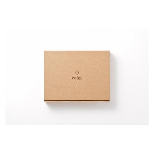 ふるさと納税 財布 富山県 富山市 colm二つ折り財布　キャメル　立体成型で作った本革製財布 キャメルの画像