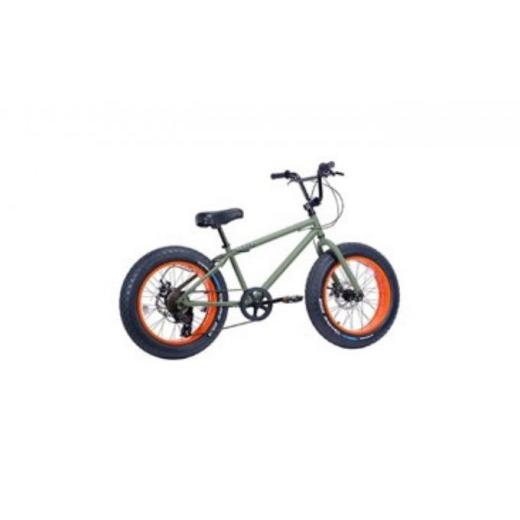BRONX 20インチ FATBIKE アーミーグリーン x オレンジ 自転車 20BRONX-DD アーミーグリーン×オレンジリム ブロンクス