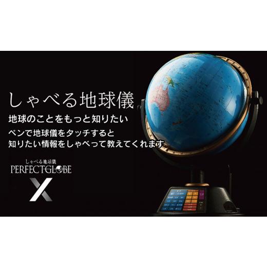 ふるさと納税 雑貨・日用品 玩具 福井県 越前市 しゃべる地球儀 PERFECTGLOBE X パーフェクトグローブ テン PG_X23の画像