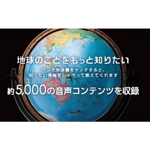 ふるさと納税 雑貨・日用品 玩具 福井県 越前市 しゃべる地球儀 PERFECTGLOBE X パーフェクトグローブ テン PG_X23の画像