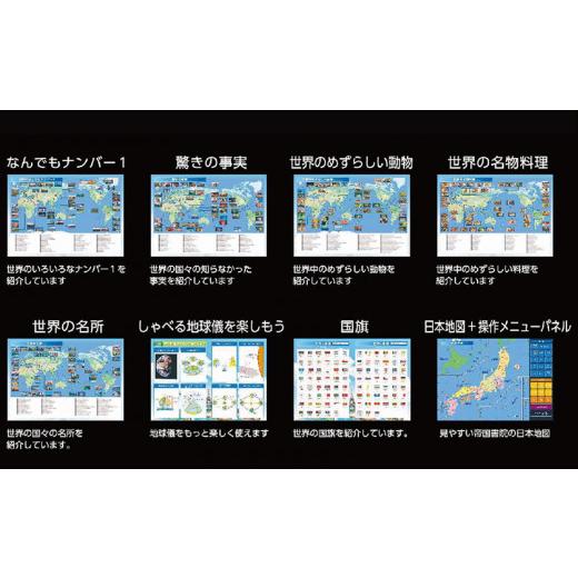 ふるさと納税 雑貨・日用品 玩具 福井県 越前市 しゃべる地球儀 PERFECTGLOBE X パーフェクトグローブ テン PG_X23の画像