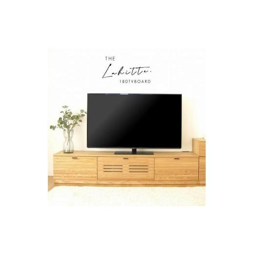 ふるさと納税 家具 福岡県 大川市 180幅 TVボード オーク 国産 日本製 大川家具 完成品 天然木 木製 テレビ台 ルーバー 格子 おしゃれ ローボード ナチュラルの画像