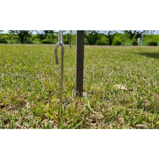ふるさと納税 アウトドアグッズ 新潟県 三条市 ハンマー不要の回転式ペグ くるくるペグ 8本セット ステンレス製 燕三条製 防災用品 テントペグ キャンプ用品 …