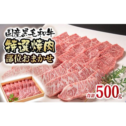 ふるさと納税 宮崎県 西都市 黒毛和牛 希少部位を含む特選焼肉 500g[1.5-223]焼肉用 牛肉 30日以内での発送