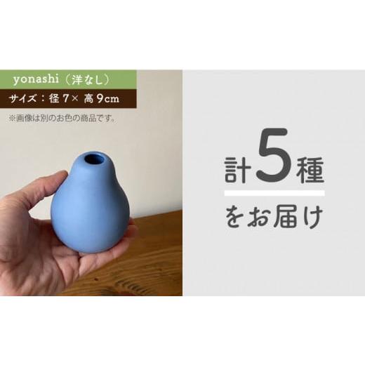 ふるさと納税 食器・グラス 岐阜県 土岐市  美濃焼 piccola（ピッコラ） 一輪挿し カラフル 5点セット 金新製陶所 花瓶 雑貨 インテリア MDG022_6
