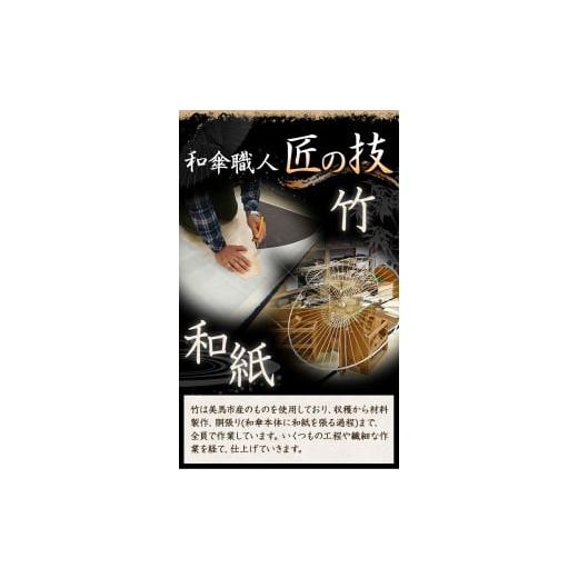ふるさと納税 ファッション 徳島県 美馬市 美馬和傘 デザイン日傘 草木 限定1本 假屋崎省吾さんデザイン 美馬和傘製作集団《30日以内に出荷予定(土日祝除く)》…の画像