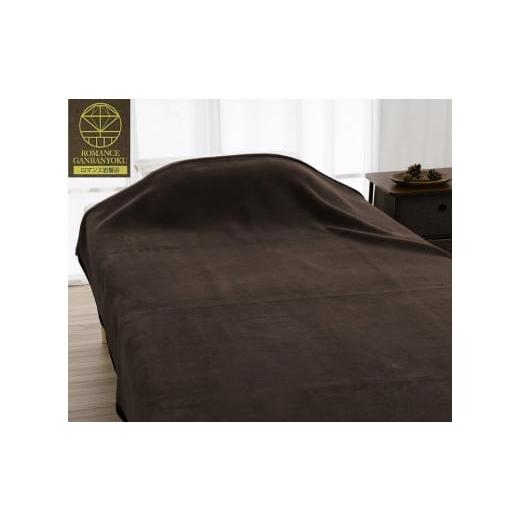 ふるさと納税 タオル・寝具 毛布 大阪府 泉大津市 ROMANCE 岩盤浴プレミアム マイヤー毛布 シングル ブラウン 33008700|寒さ対策 あったか 軽い ニューマイヤ…