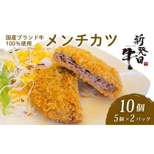 ふるさと納税 肉 揚げ物 新潟県 新発田市 国産 新発田牛 メンチカツ 10個 セット 5個 × 2パック 和牛 にいがた和牛 牛肉 牛 ぎゅうにく 肉 お肉 にく おにく …