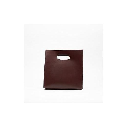 ふるさと納税 カバン トートバッグ 栃木県 栃木市  レザーショッパー Kurite shopper　カラー：Wine かばん ファッション 人気 おすすめの画像