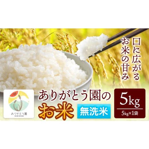 ふるさと納税 無洗米 岡山県 矢掛町 令和7年産 米 岡山県産 ありがとう園のお米 きぬむすめ または ひのひかり 無洗米 5kg ありがとう園[30日以内に出荷予定(…