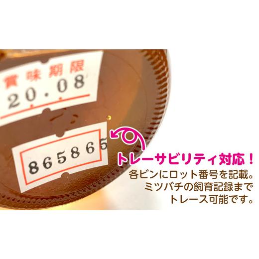 ふるさと納税 加工品等 はちみつ 千葉県 富津市  自然のまま 富津産ハチミツ（5〜6月の花）500g×6本 計3kgの画像