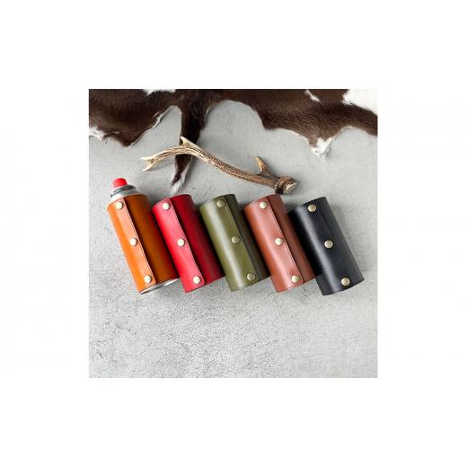 ふるさと納税 雑貨・日用品 岐阜県 美濃市   0281 本革 CB缶カバー CB缶250g 栃木レザー グリーン グリーン