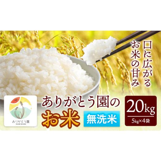 ふるさと納税 無洗米 岡山県 矢掛町 令和7年産 米 岡山県産 ありがとう園のお米 きぬむすめ または ひのひかり 無洗米 20kg ありがとう園《30日以内に出荷予定…_1